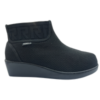 Bota Rómulo en Tela Net Negra para Mujer — Ref. 6088