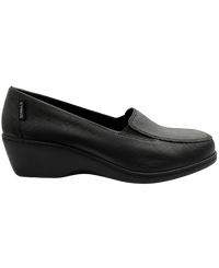 Zapato Rómulo Confort en Cuero Negro para Mujer — Ref. 2604