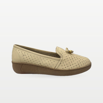 Zapato Rómulo en Avena para Mujer — Ref. 3876