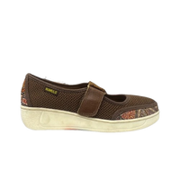 Zapato Rómulo en Textil Nut y Tule para Mujer — Ref. 3889