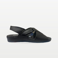 Sandalia Rómulo en Negro para Mujer — Ref. 5515