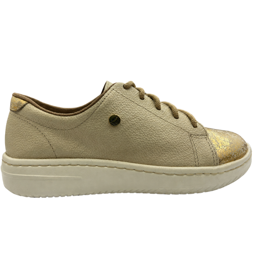 Tenis Casual Rómulo en Color Oro para Mujer — Ref. 3838