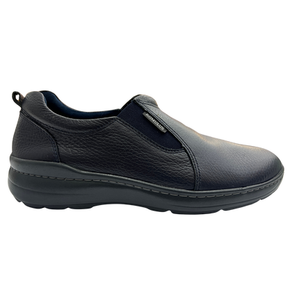 Mocasín Rómulo Softy Junior En Cuero Azul