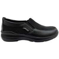 Zapato Rómulo Combinado Cuero y Textil para Hombre — Ref. 9043