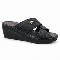 Sandalia Rómulo en Negro para Mujer — Ref. 7214