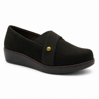 Mocasín Rómulo en Tela Net Café para Mujer — Ref. 3106