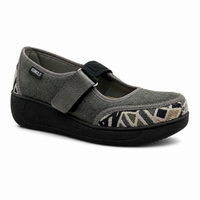 Zapato Rómulo en Textil Grafito y Emberfris para Mujer — Ref. 3889