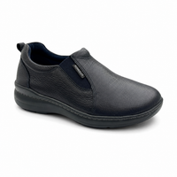 Mocasín Rómulo Softy Junior En Cuero Azul