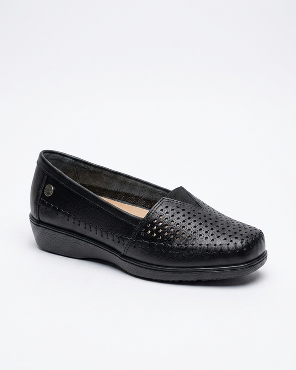 Mocasín Rómulo en Cuero para Mujer — Ref. 3807