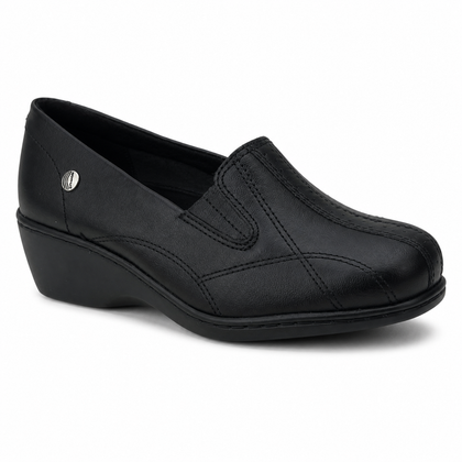 Zapato Rómulo de Cuña Confort en Cuero para Mujer — Ref. 2245