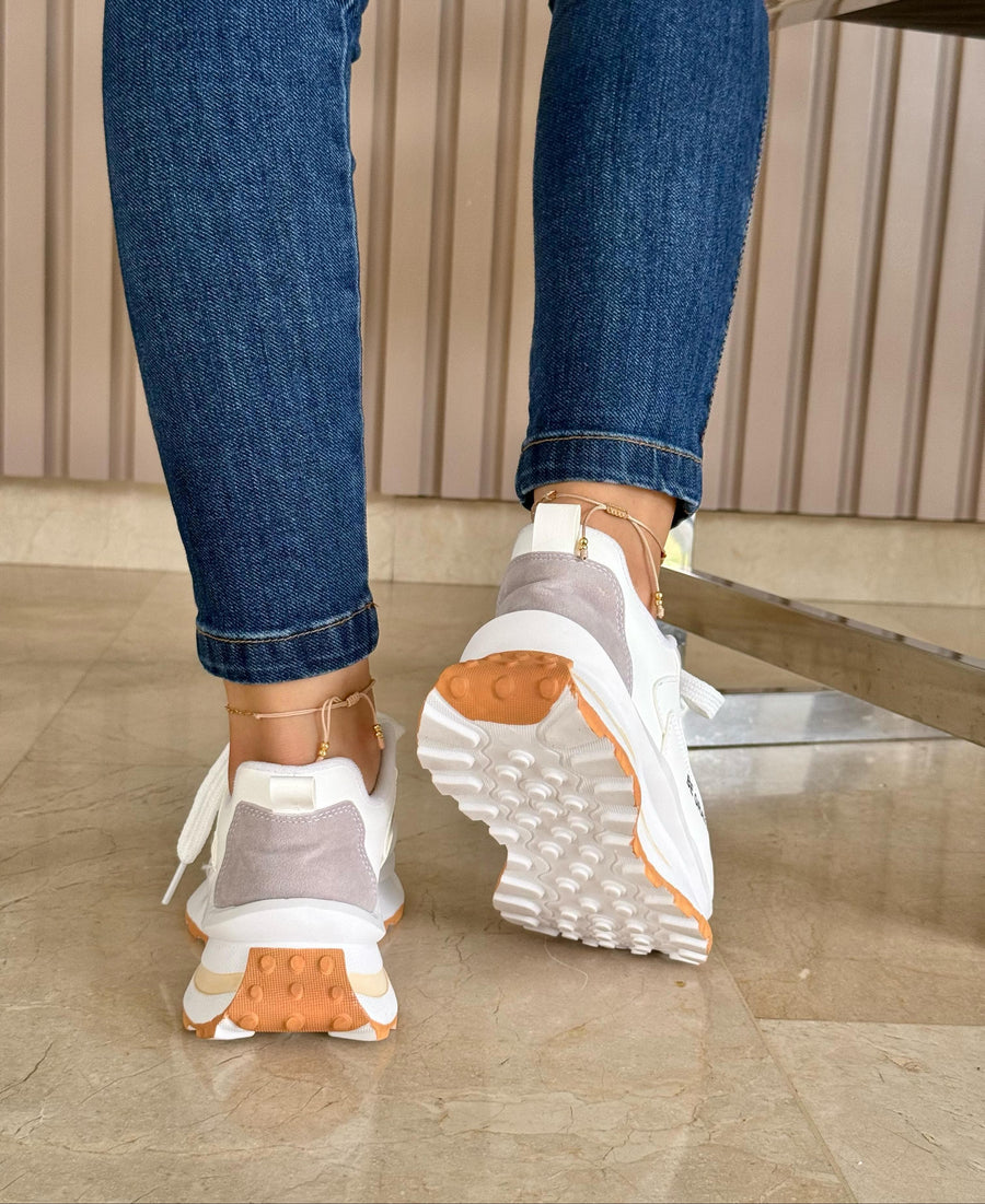 Tenis con Suela de 3 cm y Plantilla Confort para Mujer