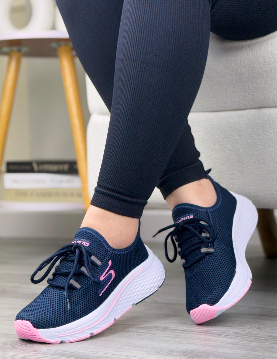 Tenis en Malla con Cintas Reflectivas para Mujer