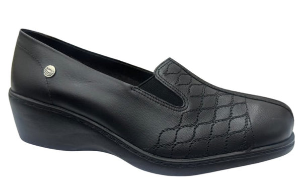 Mocasín Rómulo en Negro para Mujer — Ref. 3768
