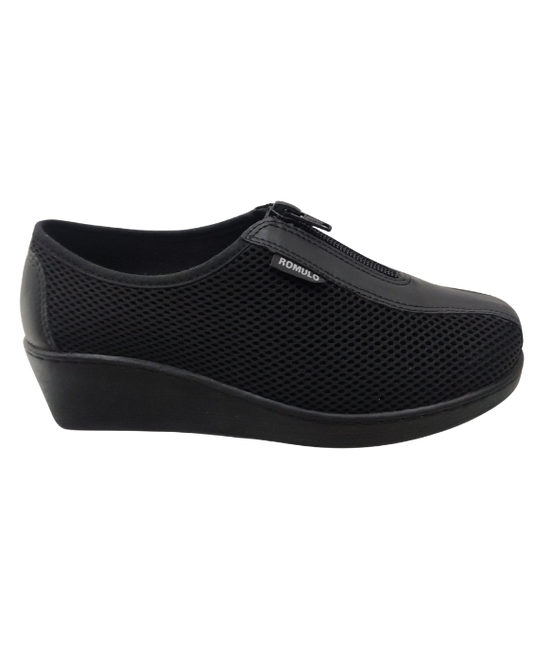 Botín con Cremallera en Textil para Mujer 3168