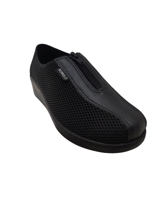 Botín con Cremallera en Textil para Mujer 3168