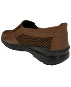 Zapato Cuero Y Textil Para Hombre 9043