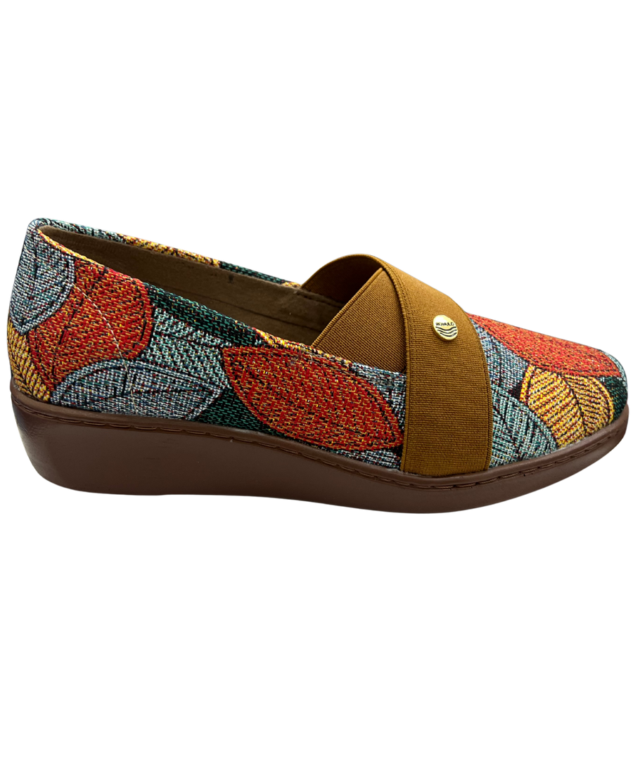 Mocasín Rómulo Tela Gobelino Samanta Cienaga para mujer