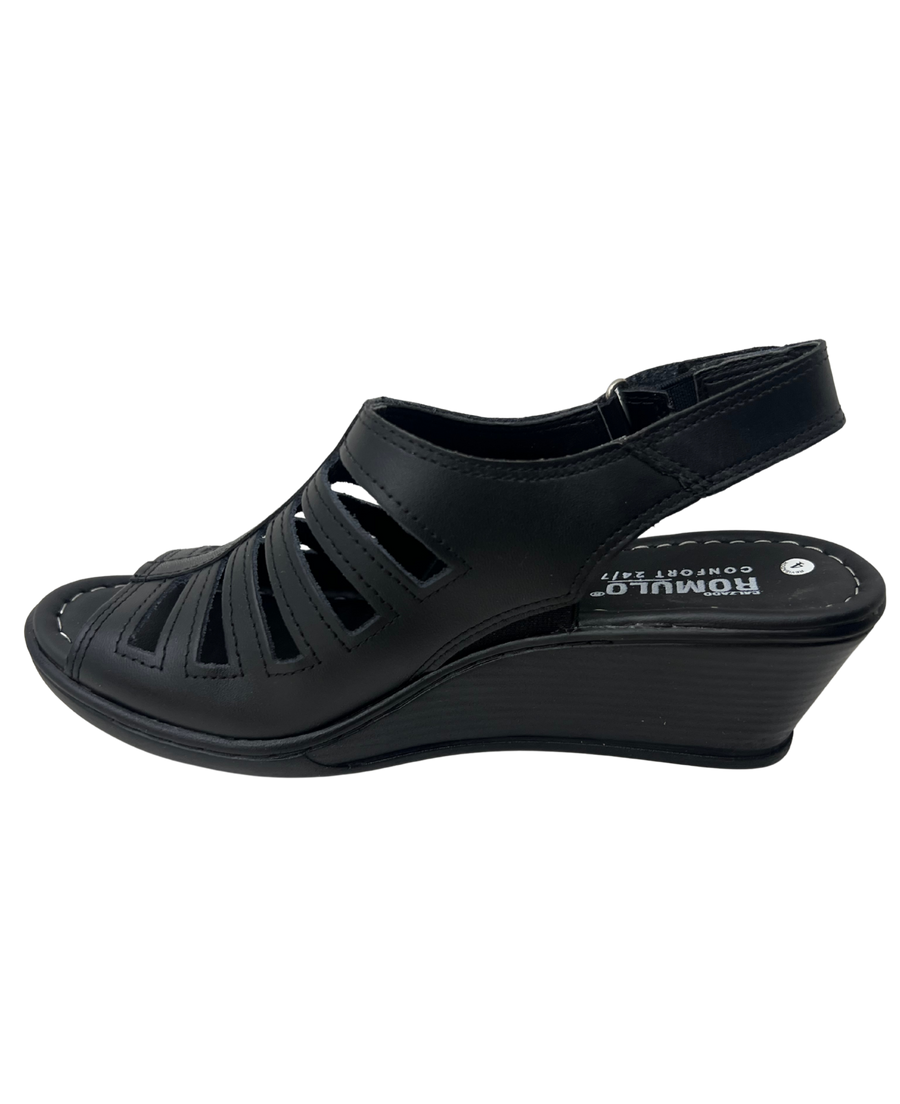 Calzado Rómulo Negro para mujer - vista 3