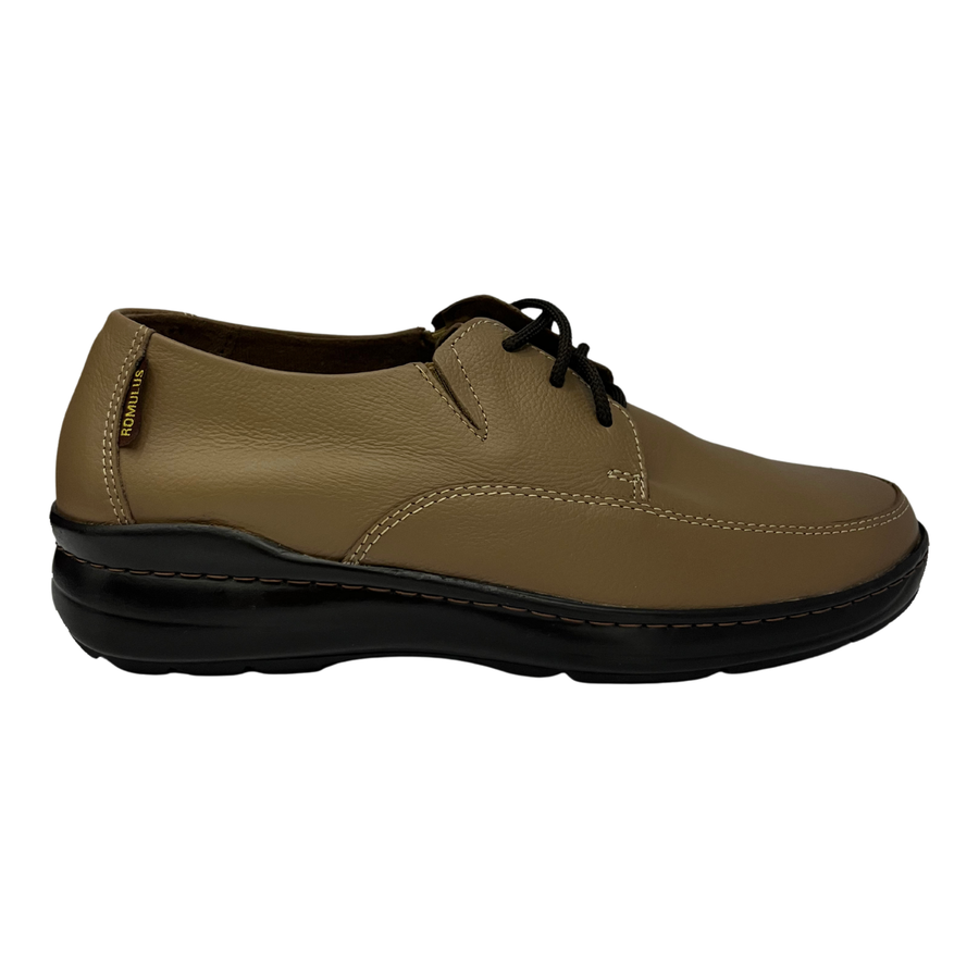 Zapato Rómulo en Cuero Cafe para hombre