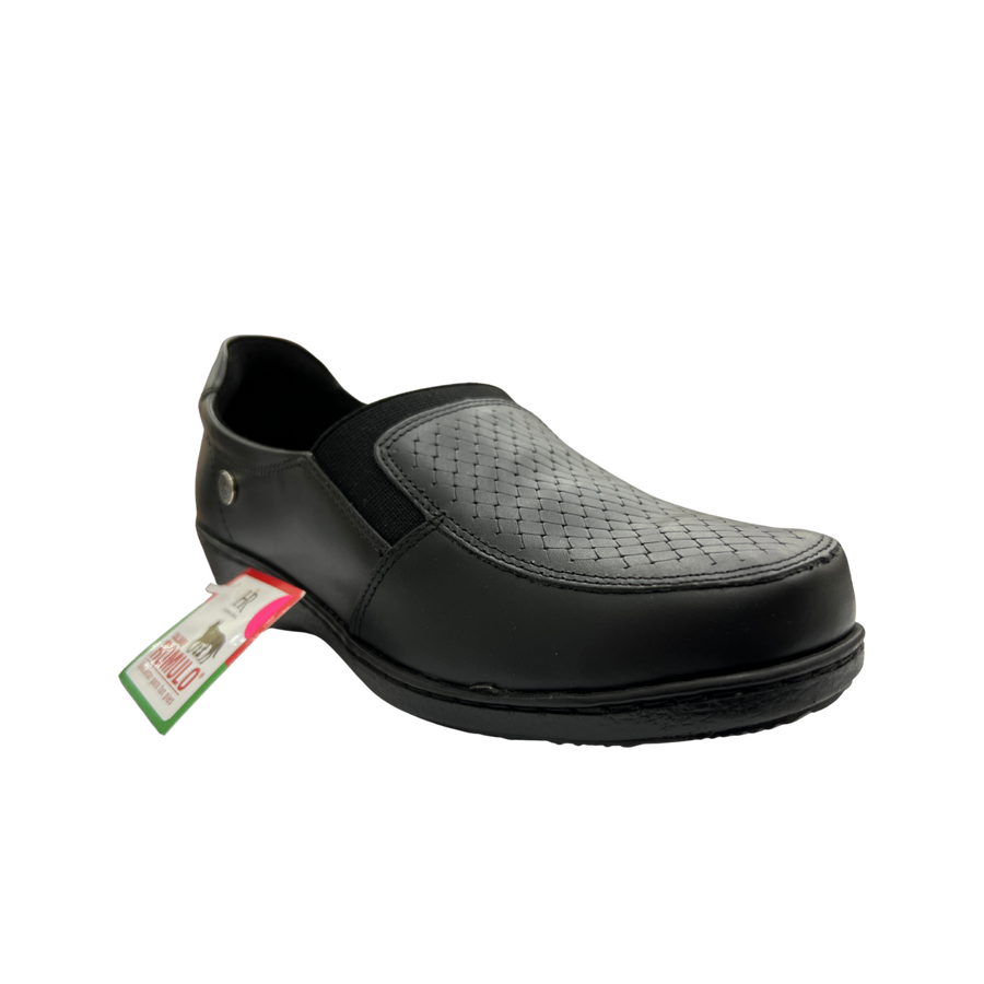 Zapato Rómulo en Cuero y Textil Miel para Mujer — Ref. 3813 — vista 2