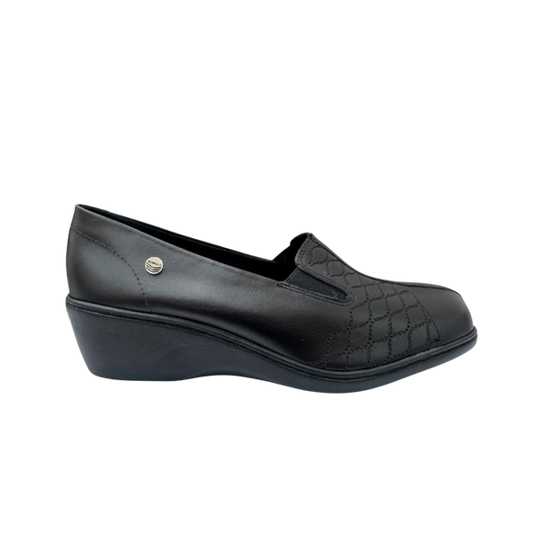 Mocasín Rómulo en Negro para Mujer — Ref. 3768