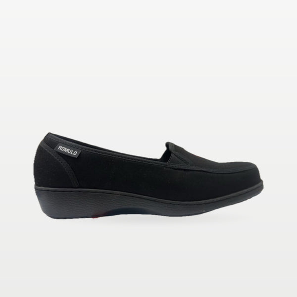 Zapato Rómulo en Cuero Negro para Mujer — Ref. 3508