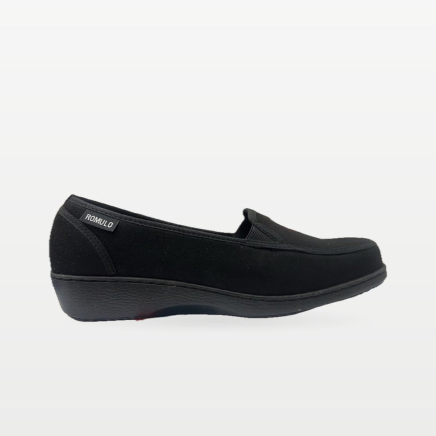 Zapato Rómulo en Cuero Negro para Mujer — Ref. 3508