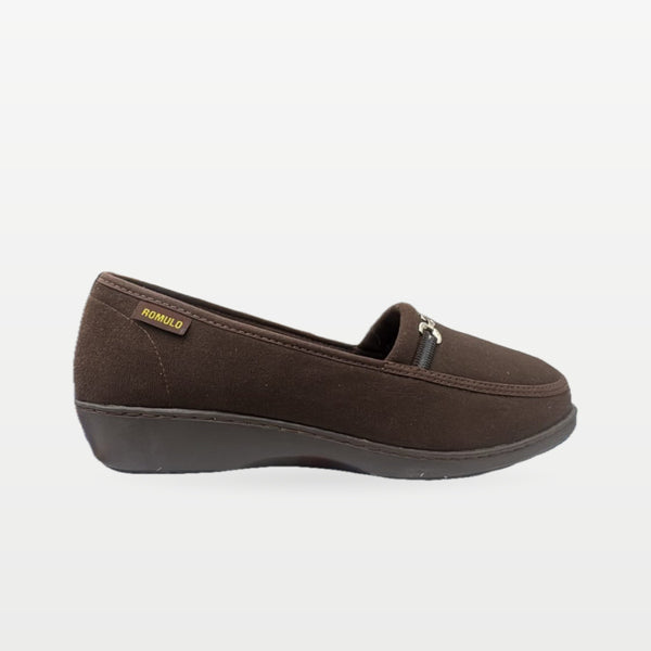 Zapato Rómulo en Café para Mujer — Ref. 3596