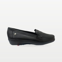 Zapato Rómulo en Cuero Negro para Mujer — Ref. 3746