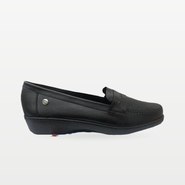 Zapato Rómulo en Cuero Negro para Mujer — Ref. 3746