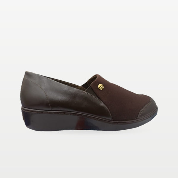 Zapato Rómulo en Café y Café para Mujer — Ref. 3846