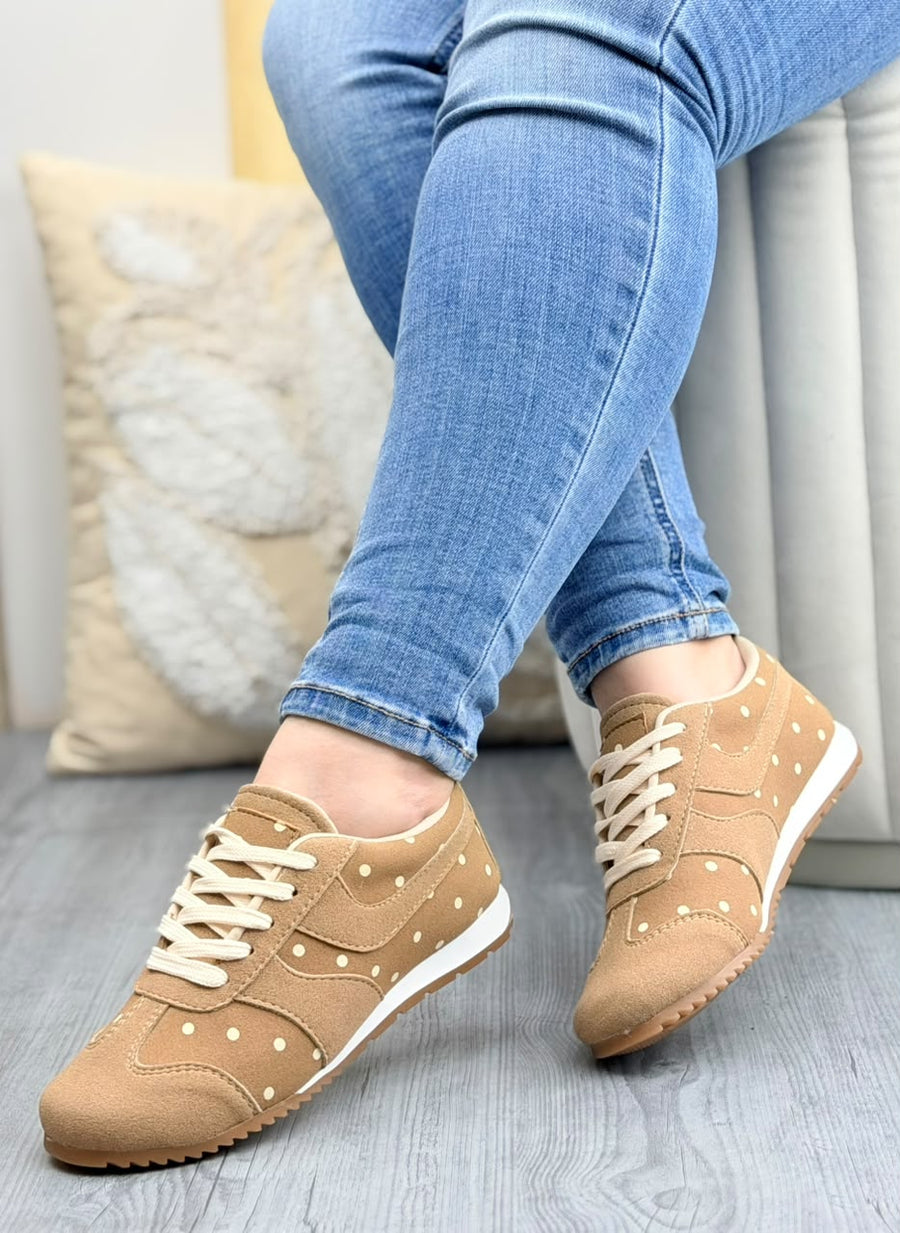 Tenis Casual de Lunares para Mujer