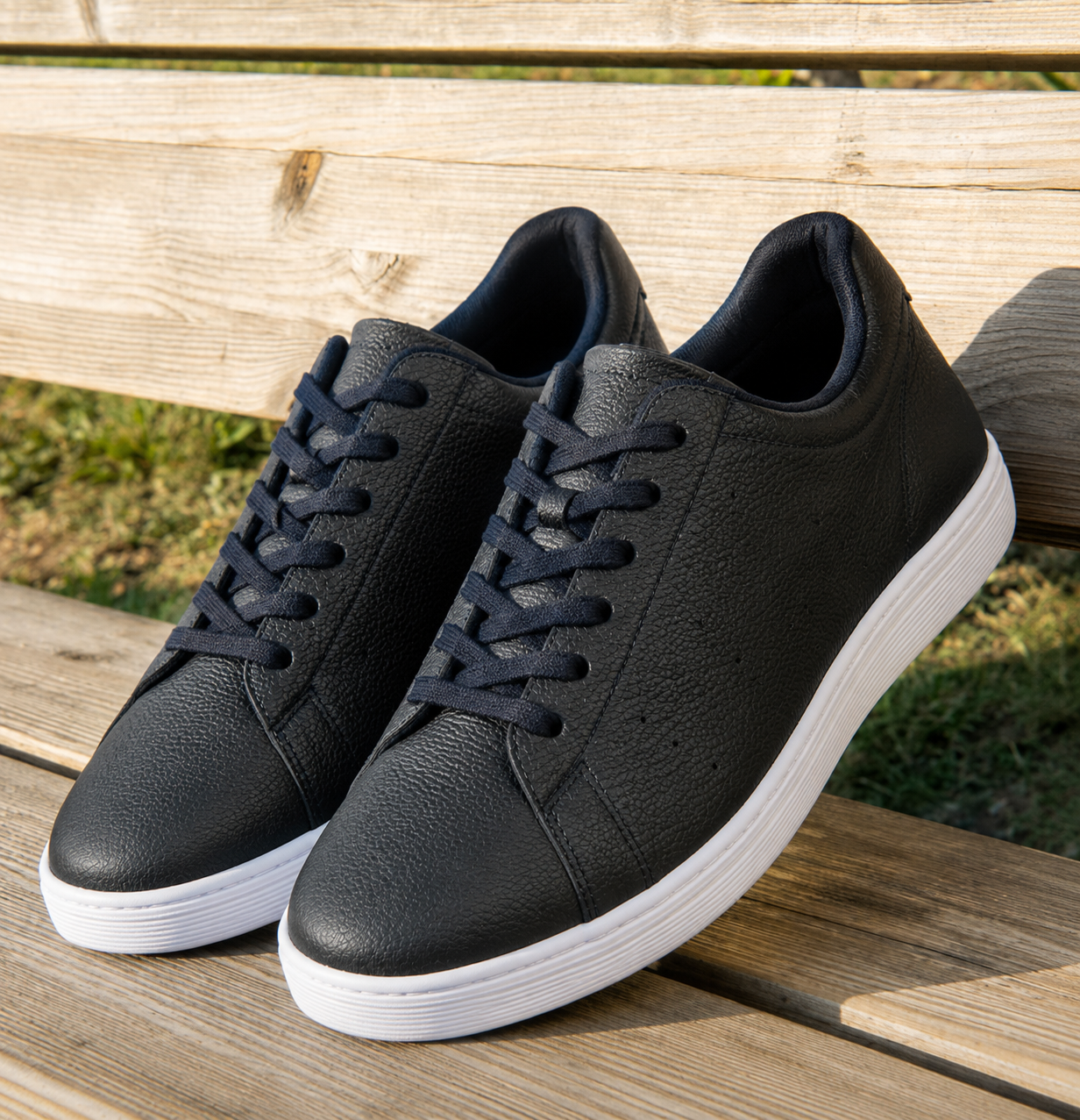 tenis de cuero