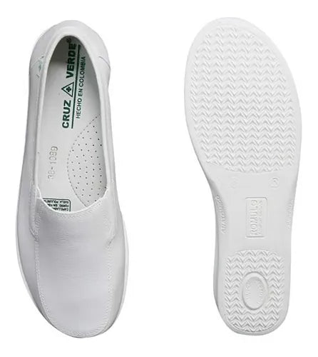 Zapato Enfermería Cuero Para Mujer 1089