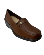 Mocasín Cuero Miel para Mujer 3659