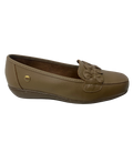 Mocasín Cuero Miel para Mujer 3787