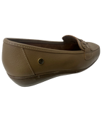Mocasín Cuero Miel para Mujer 3787