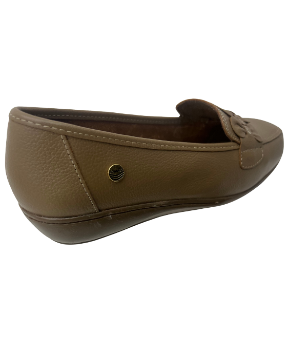 Mocasín Cuero Miel para Mujer 3787