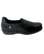 Mocasín en Cuero y Textil para Mujer 3813