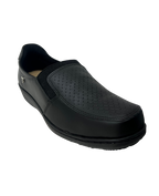 Mocasín en Cuero y Textil para Mujer 3813