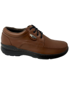 Zapato en Cuero Miel Para Hombre 9370