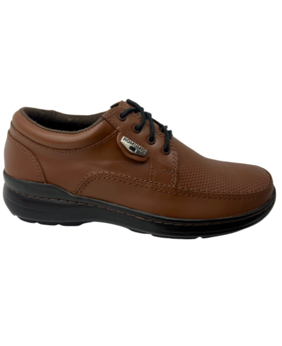Zapato en Cuero Miel Para Hombre 9370