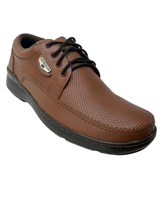 Zapato en Cuero Miel Para Hombre 9370