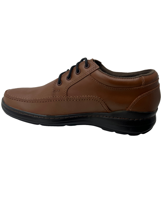 Zapato en Cuero Miel Para Hombre 9370