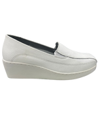Zapato Profesional Rómulo para Enfermería en Cuero Blanco para Mujer 1051