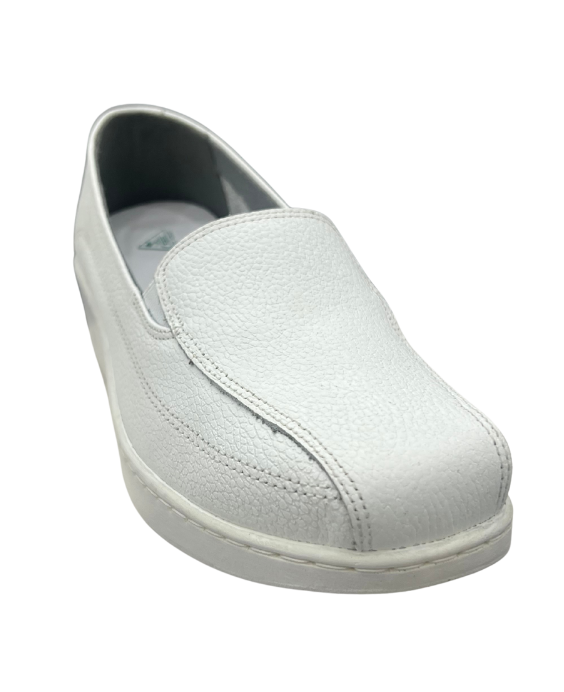 Zapato Profesional Rómulo para Enfermería en Cuero Blanco para Mujer 1051