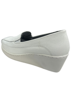 Zapato Profesional Rómulo para Enfermería en Cuero Blanco para Mujer 1051