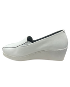 Zapato Profesional Rómulo para Enfermería en Cuero Blanco para Mujer 1051