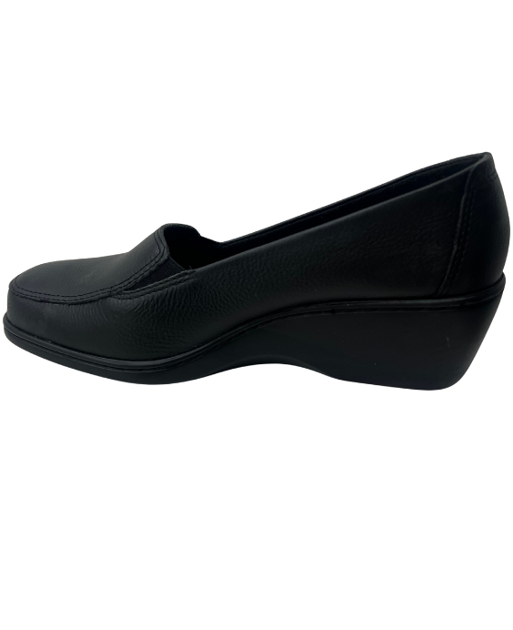 Zapato Rómulo Confort en Cuero Negro para Mujer 2604
