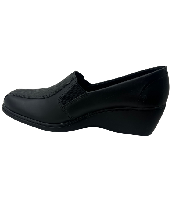 Mocasín Rómulo de Cuña con Textura Acolchada para Mujer 2253